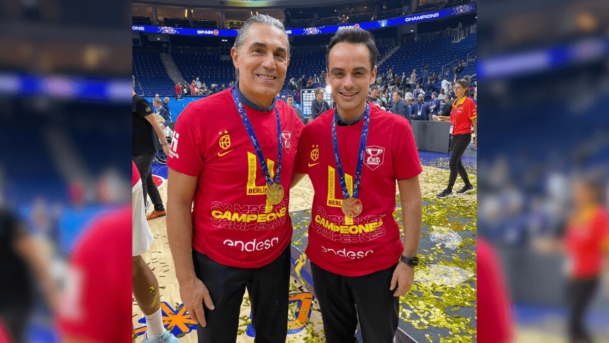 Con Sergio Scariolo